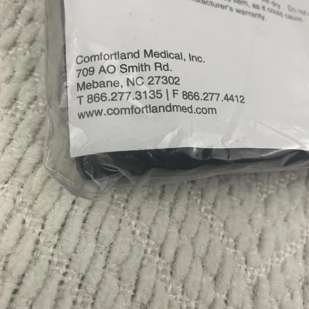 NEW Comfortland CK-007 Knee Brace Suspension Sleeve L2397‎ Black Comfort Land